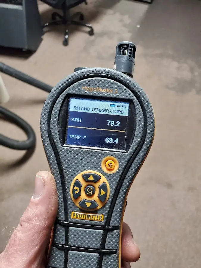 Moisture meter humidity assessment for Mold Remediation & Removal in Wixom