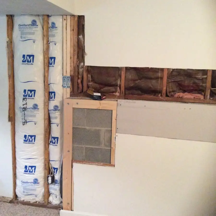 Wall insulation replacement during Structural Drying in Wixom